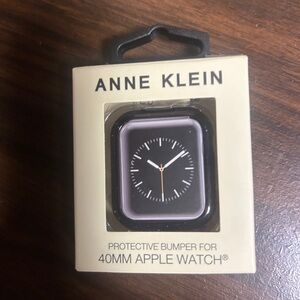 Anne Klein Black Protective Bumper for Apple Watch